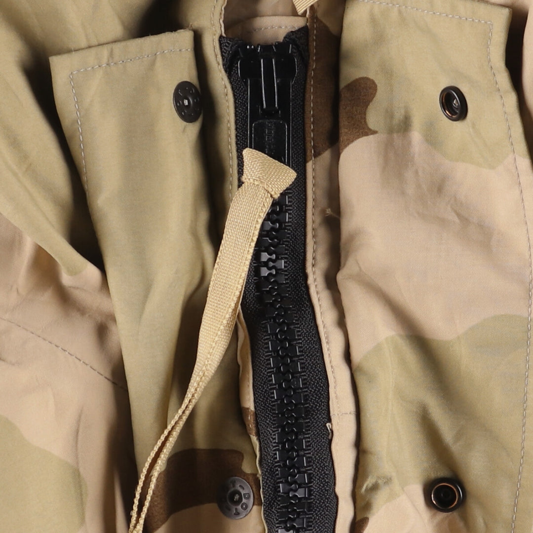 Authentic 2000'S US Military ECWCS 1st Gen Late Model 3C Desert Camo Military Gore-Tex Parka, Large-Regular, Men's Size L Nylon beige type brown Vintage Second Hand
