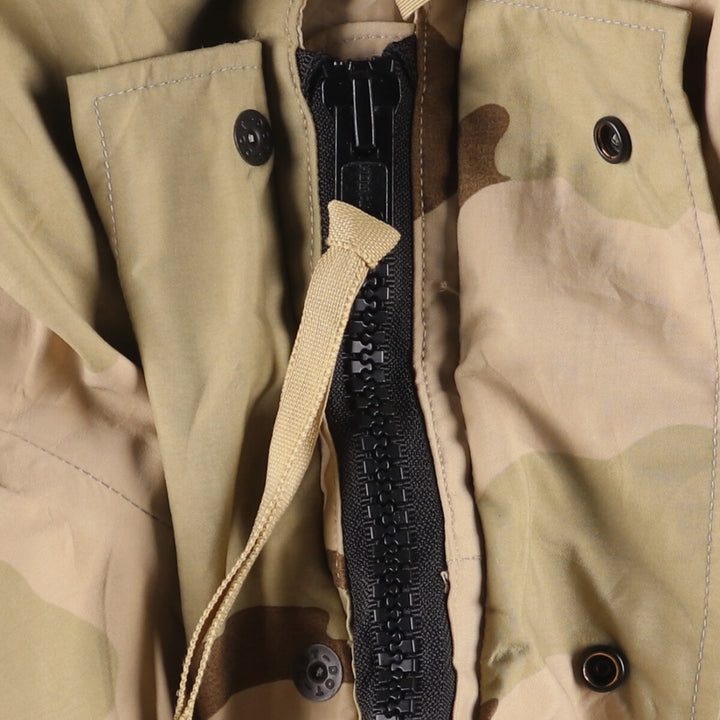 Authentic 2000'S US Military ECWCS 1st Gen Late Model 3C Desert Camo Military Gore-Tex Parka, Large-Regular, Men's Size L Nylon beige type brown Vintage Second Hand
