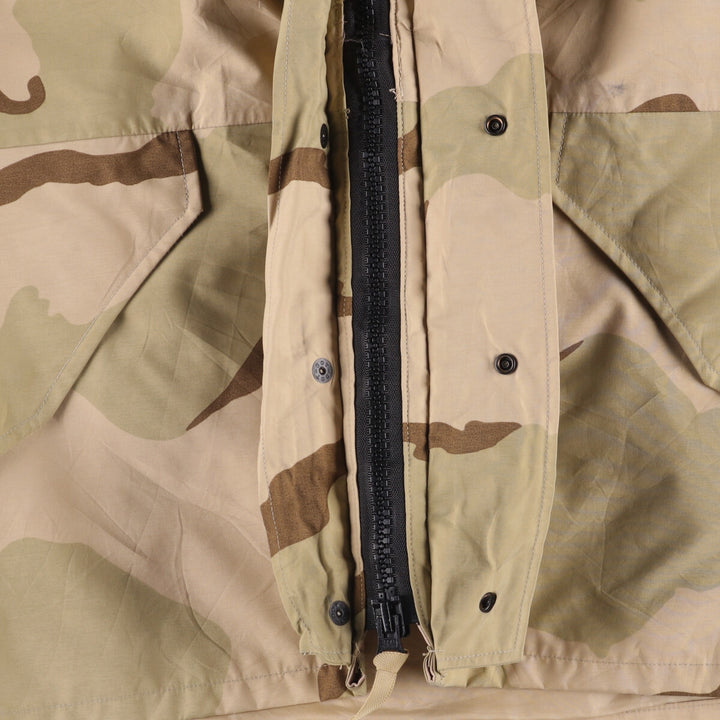 Authentic 2000'S US Military ECWCS 1st Gen Late Model 3C Desert Camo Military Gore-Tex Parka, Large-Regular, Men's Size L Nylon beige type brown Vintage Second Hand