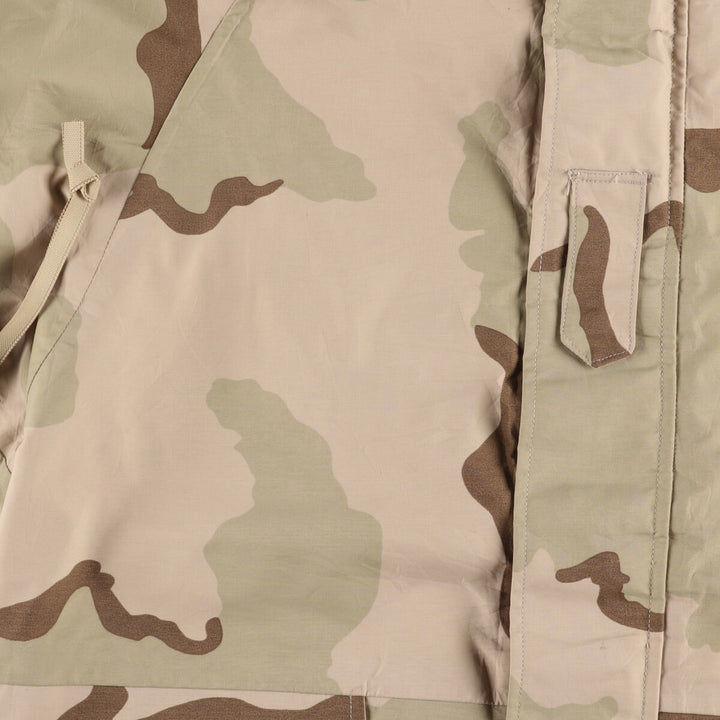 Authentic 2000'S US Military ECWCS 1st Gen Late Model 3C Desert Camo Military Gore-Tex Parka, Large-Regular, Men's Size L Nylon beige type brown Vintage Second Hand
