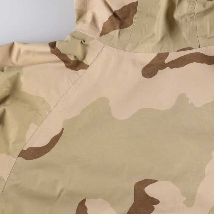 Authentic 2000'S US Military ECWCS 1st Gen Late Model 3C Desert Camo Military Gore-Tex Parka, Large-Regular, Men's Size L Nylon beige type brown Vintage Second Hand