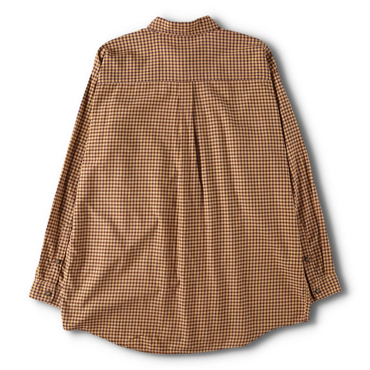 90'S Vintage Patagonia Organic Cotton Long Sleeve Lightflannel Check Shirt, Made in Portugal, Men's XL cotton yellow type Vintage Second Hand