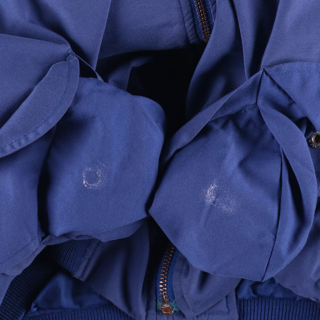 Civilian Ralph Lauren POLO by Ralph Lauren MA-1 style padded military flight jacket, men's size XL Nylon navy blue type Vintage Second Hand