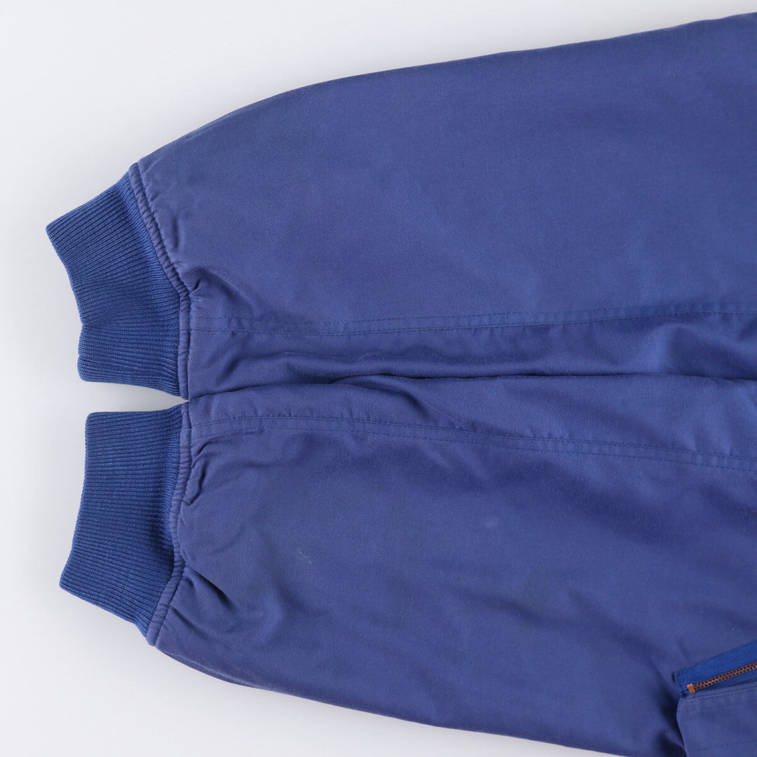 Civilian Ralph Lauren POLO by Ralph Lauren MA-1 style padded military flight jacket, men's size XL Nylon navy blue type Vintage Second Hand