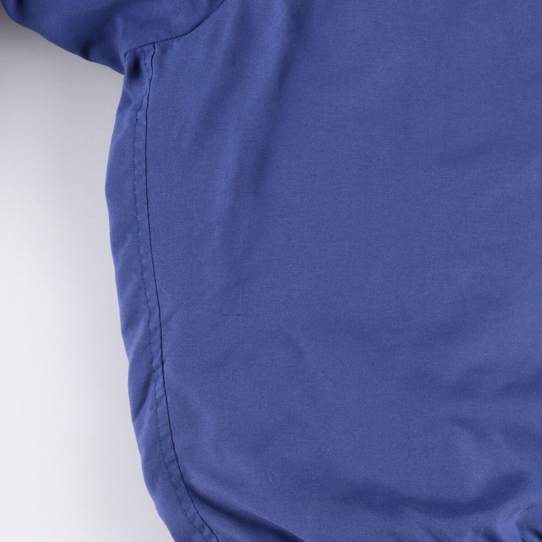 Civilian Ralph Lauren POLO by Ralph Lauren MA-1 style padded military flight jacket, men's size XL Nylon navy blue type Vintage Second Hand