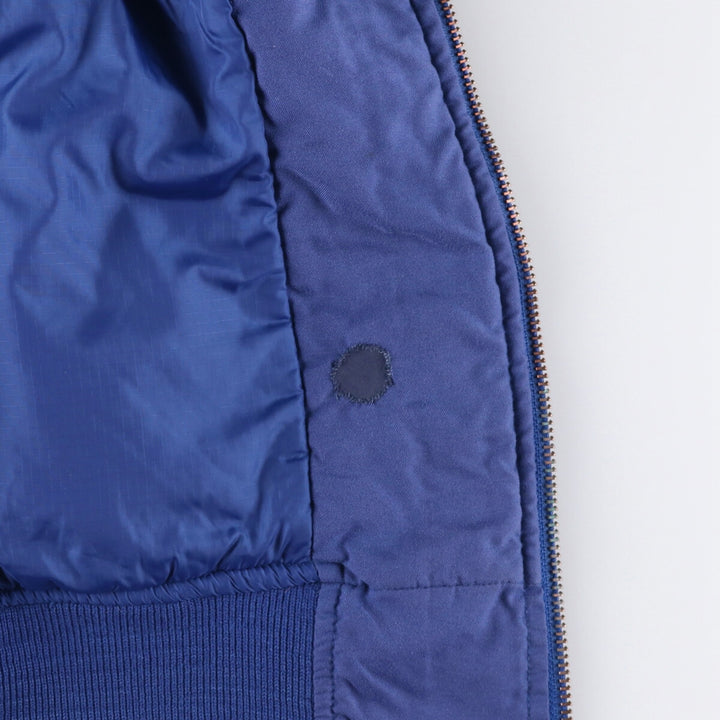 Civilian Ralph Lauren POLO by Ralph Lauren MA-1 style padded military flight jacket, men's size XL Nylon navy blue type Vintage Second Hand