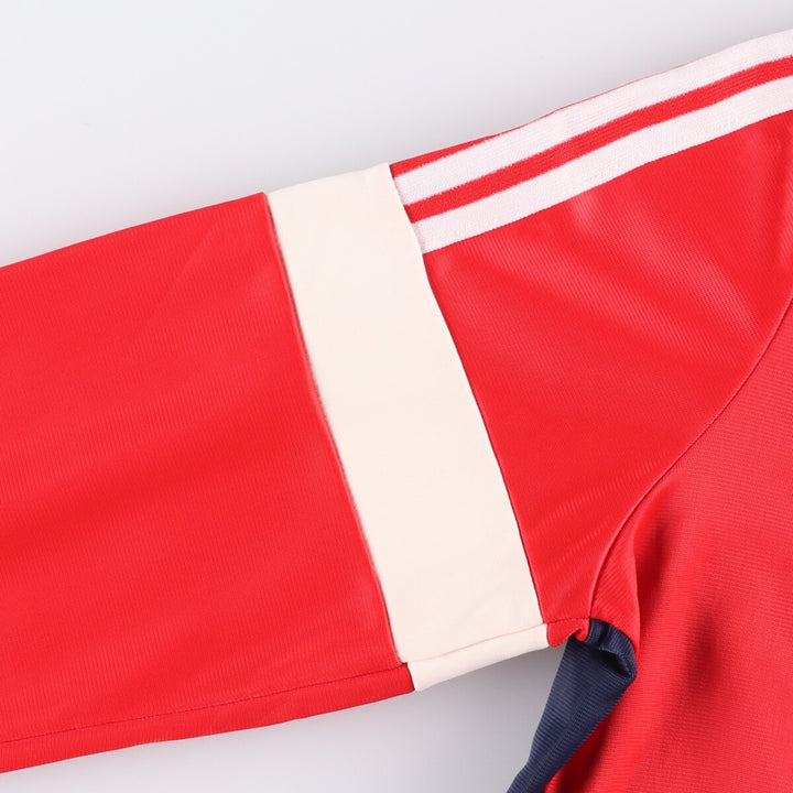 Vintage 1970s-1980'S adidas VENTEX track jacket, made in France, men's size M polyester red type Vintage Second Hand