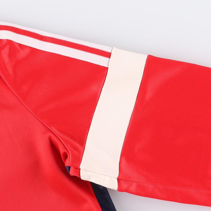 Vintage 1970s-1980'S adidas VENTEX track jacket, made in France, men's size M polyester red type Vintage Second Hand