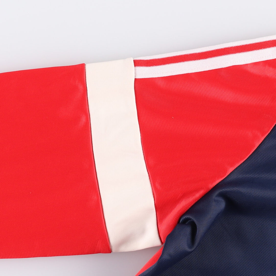 Vintage 1970s-1980'S adidas VENTEX track jacket, made in France, men's size M polyester red type Vintage Second Hand