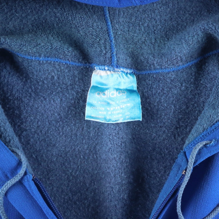 Vintage 1970'S adidas VENTEX track jacket, made in France, men's size L polyamide blue type Vintage Second Hand