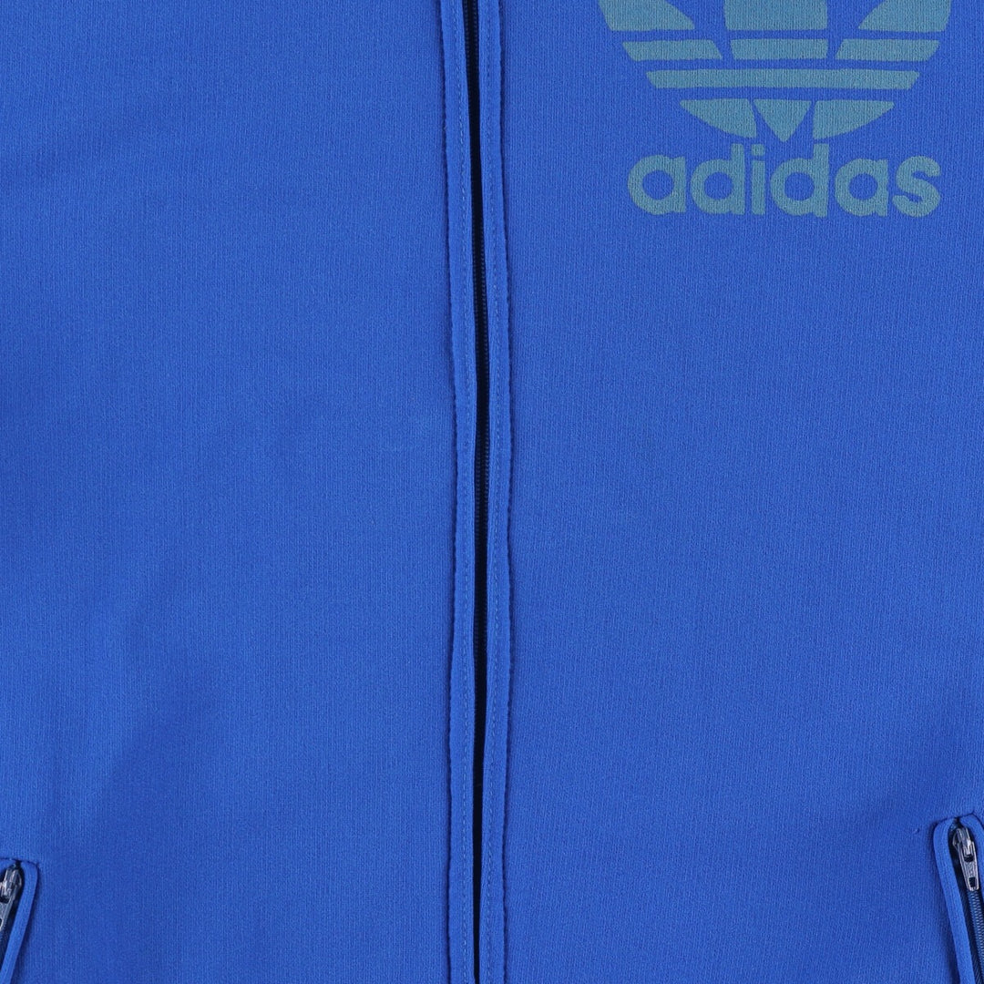 Vintage 1970'S adidas VENTEX track jacket, made in France, men's size L polyamide blue type Vintage Second Hand