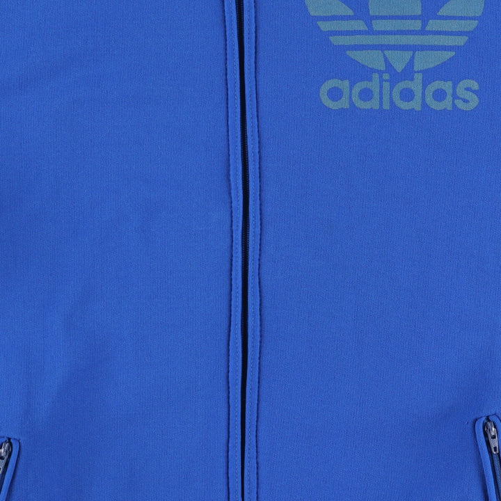 Vintage 1970'S adidas VENTEX track jacket, made in France, men's size L polyamide blue type Vintage Second Hand