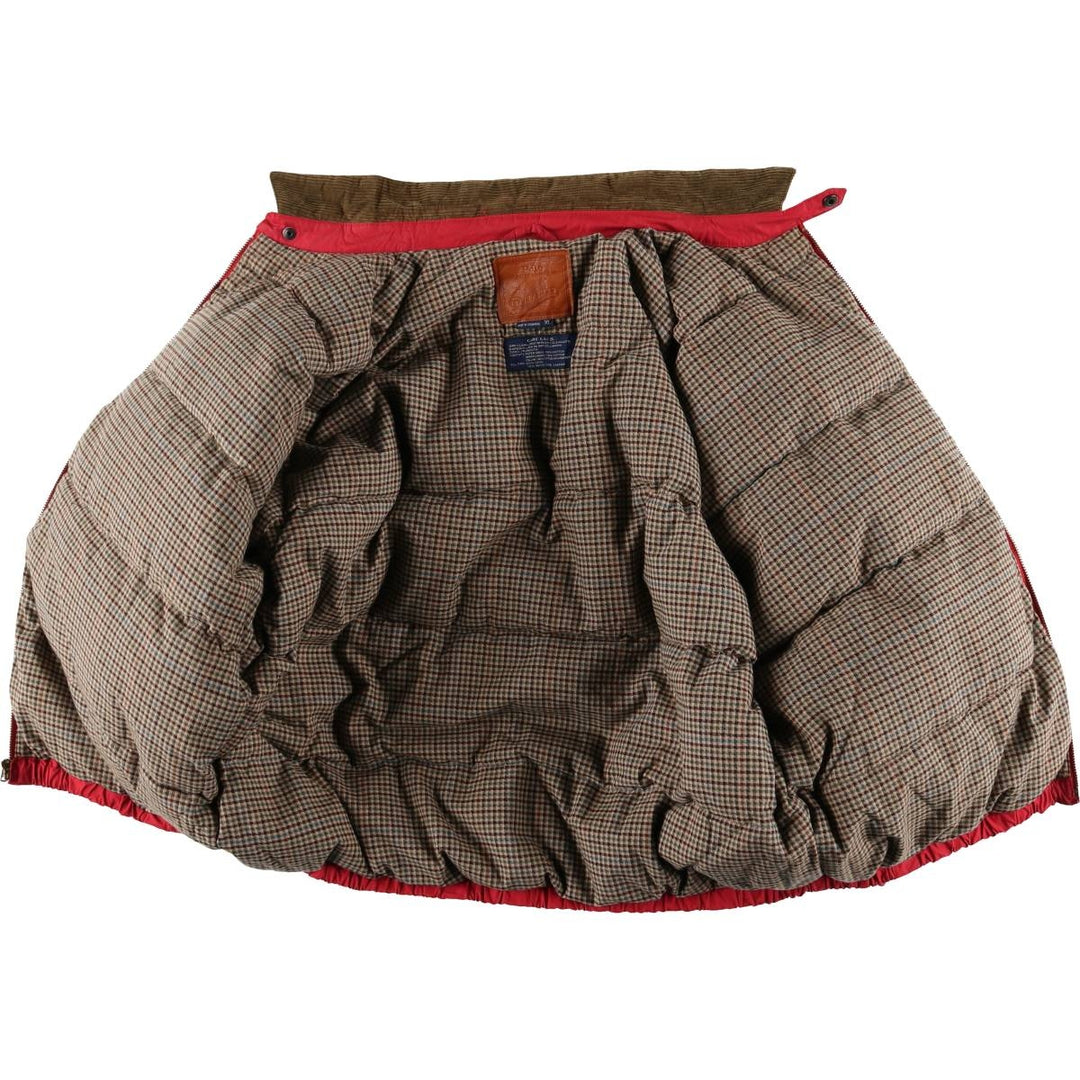 Vintage 90'S Ralph Lauren Polo Ralph Lauren Sportsman Down Jacket, Men's Size XL cotton red type Vintage Second Hand