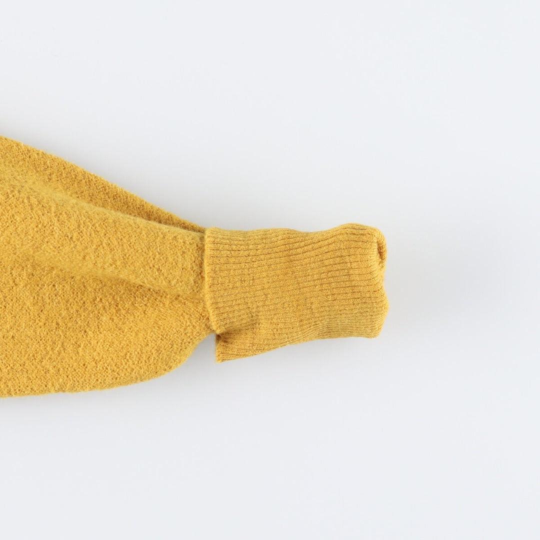 Vintage 60s-70'S Arnold Palmer wool and alpaca knit cardigan, made in the USA, size M, men's alpaca yellow type Vintage Second Hand