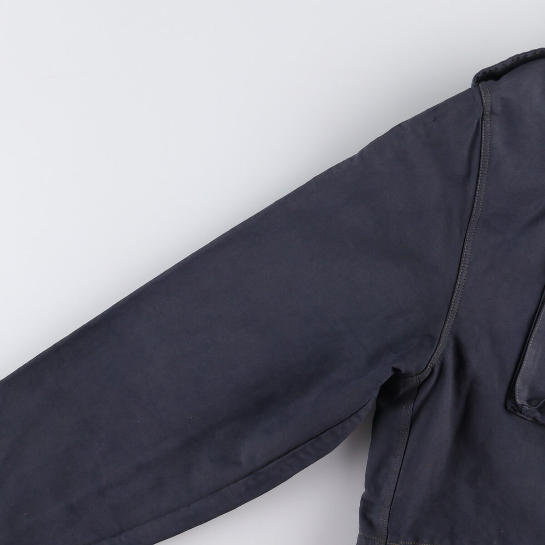 Ralph Lauren POLO by Ralph Lauren moleskin military field jacket, men's size XL cotton navy blue type Vintage Second Hand