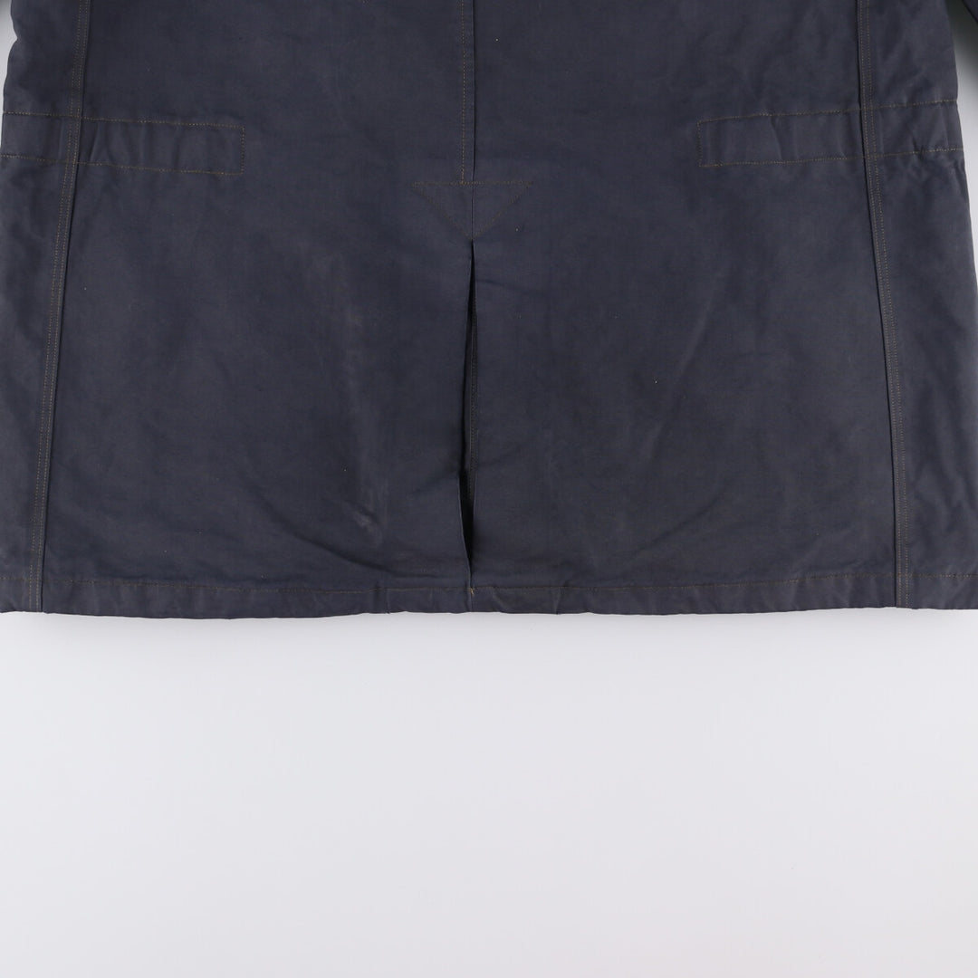 Ralph Lauren POLO by Ralph Lauren moleskin military field jacket, men's size XL cotton navy blue type Vintage Second Hand