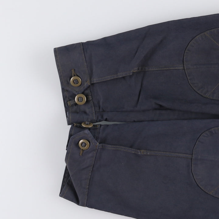 Ralph Lauren POLO by Ralph Lauren moleskin military field jacket, men's size XL cotton navy blue type Vintage Second Hand