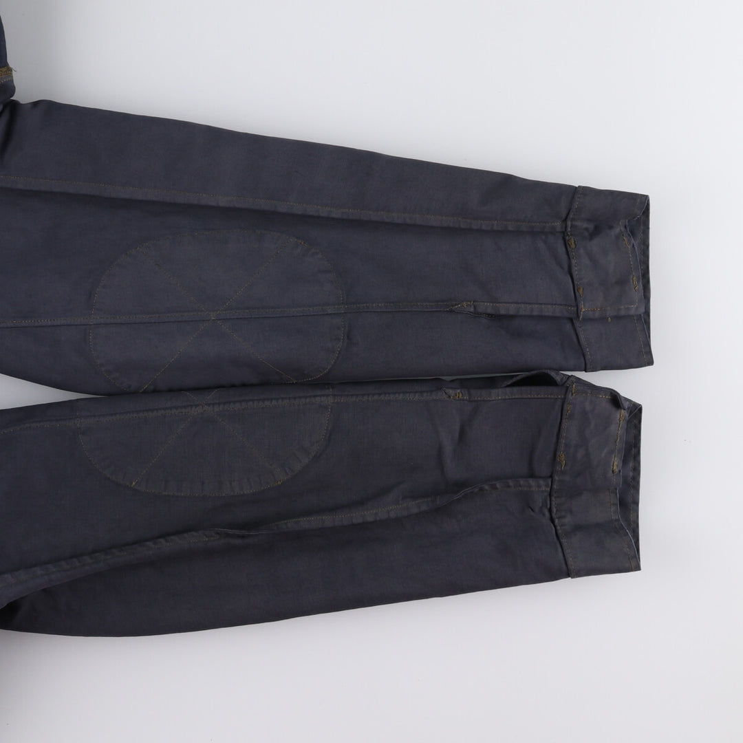 Ralph Lauren POLO by Ralph Lauren moleskin military field jacket, men's size XL cotton navy blue type Vintage Second Hand