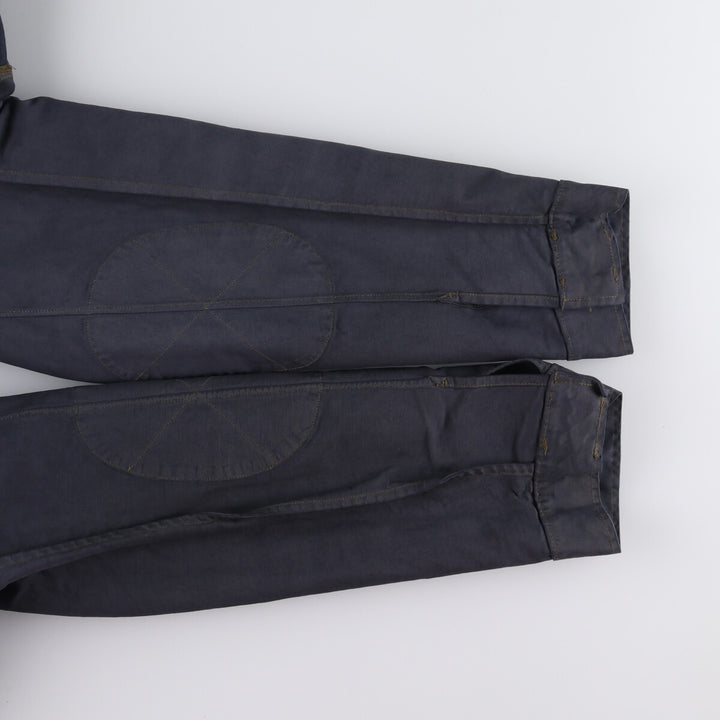 Ralph Lauren POLO by Ralph Lauren moleskin military field jacket, men's size XL cotton navy blue type Vintage Second Hand