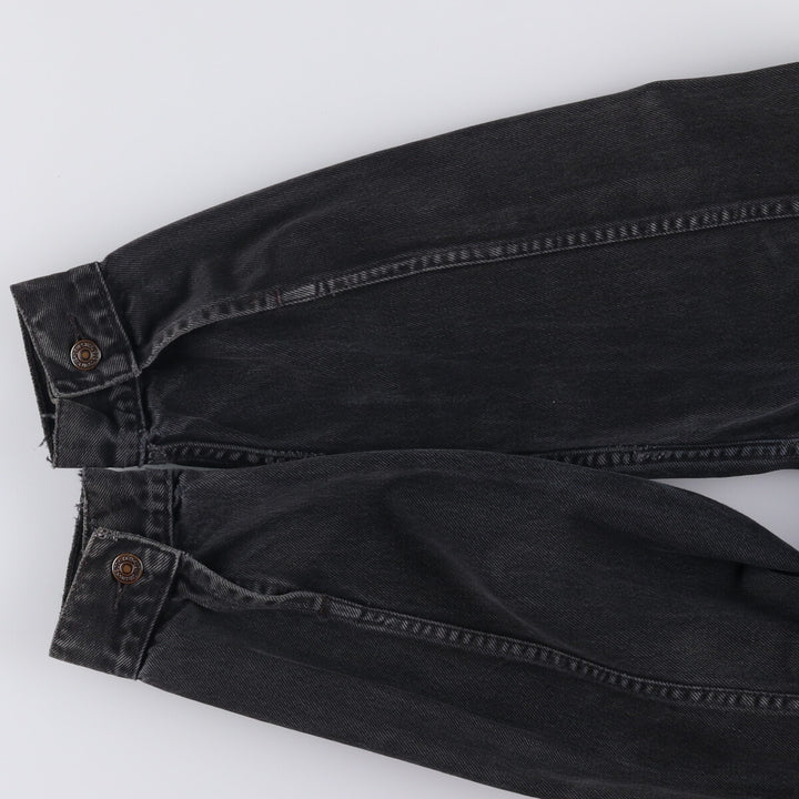 90'S Levi's 70503-0285 Euro Model Black Denim Jacket, Men's Size L, Vintage cotton black type Vintage Second Hand