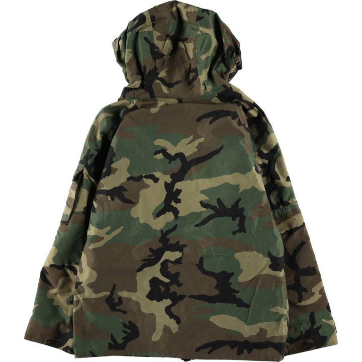 Authentic 2000'S US Military ECWCS 1st Gen Late Model Camouflage Woodland Camo Military Gore-Tex Parka, Made in USA, Size Medium-Regular unclear Khaki type Vintage Second Hand