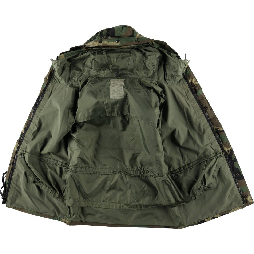 Authentic 2000'S US Military ECWCS 1st Gen Late Model Camouflage Woodland Camo Military Gore-Tex Parka, Made in USA, Size Medium-Regular unclear Khaki type Vintage Second Hand
