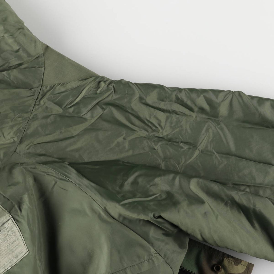 Authentic 2000'S US Military ECWCS 1st Gen Late Model Camouflage Woodland Camo Military Gore-Tex Parka, Made in USA, Size Medium-Regular unclear Khaki type Vintage Second Hand