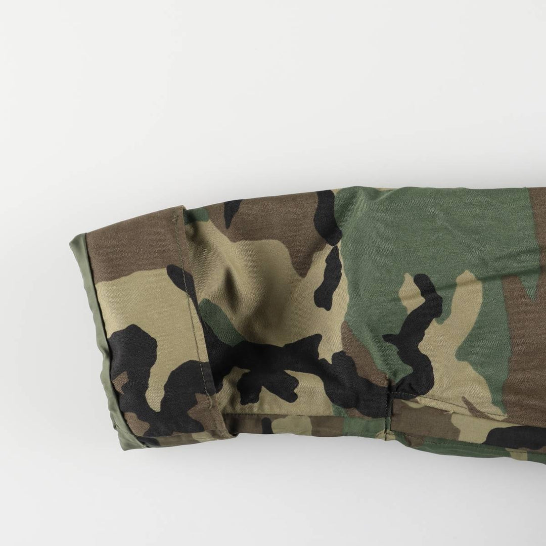 Authentic 2000'S US Military ECWCS 1st Gen Late Model Camouflage Woodland Camo Military Gore-Tex Parka, Made in USA, Size Medium-Regular unclear Khaki type Vintage Second Hand