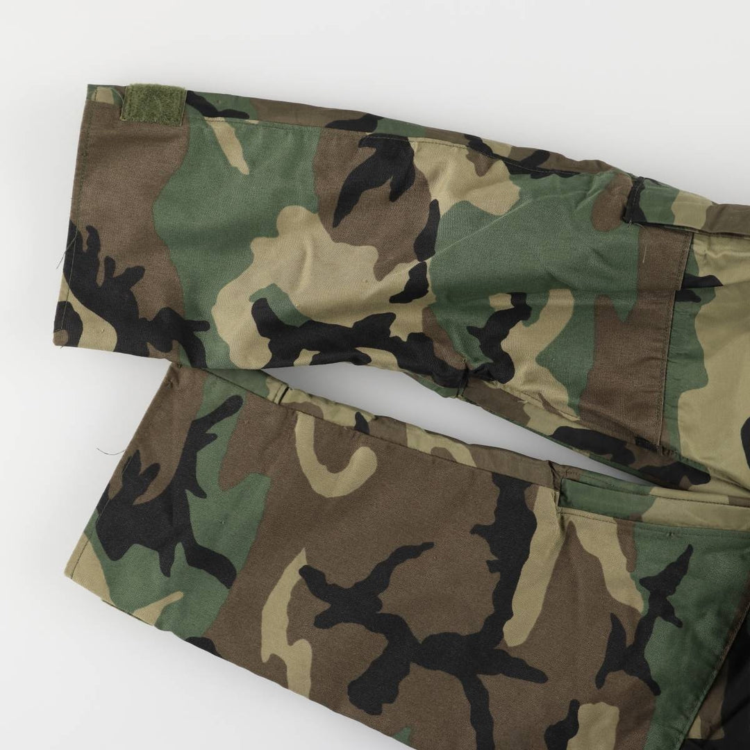 Authentic 2000'S US Military ECWCS 1st Gen Late Model Camouflage Woodland Camo Military Gore-Tex Parka, Made in USA, Size Medium-Regular unclear Khaki type Vintage Second Hand