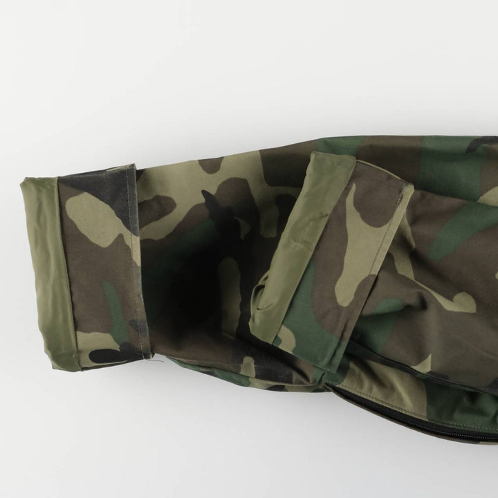 US Military Tennessee Apparel Crop ECWCS Camouflage Pattern Woodland Camo Military Gore-Tex Parka, Medium-Regular Nylon Khaki type Vintage Second Hand