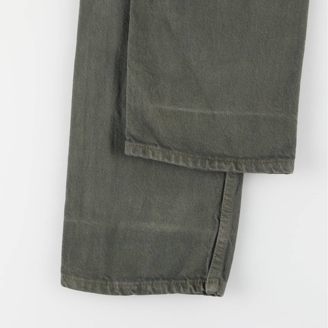 Vintage 1990'S Levi's 501-1629 Straight Denim Pants, Made in USA, Women's Size L (W28) cotton green type Vintage Second Hand