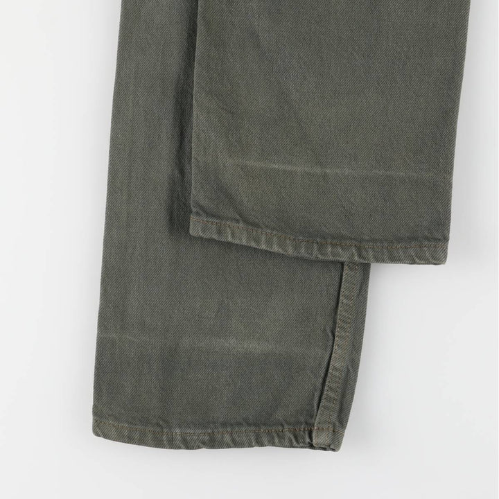 Vintage 1990'S Levi's 501-1629 Straight Denim Pants, Made in USA, Women's Size L (W28) cotton green type Vintage Second Hand