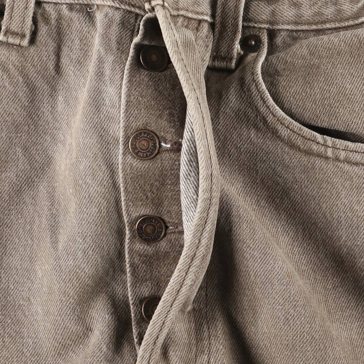 90'S Levi's 501-0642 yarn-dyed straight-leg denim pants, made in the USA, men's size W31, vintage cotton gray type Vintage Second Hand