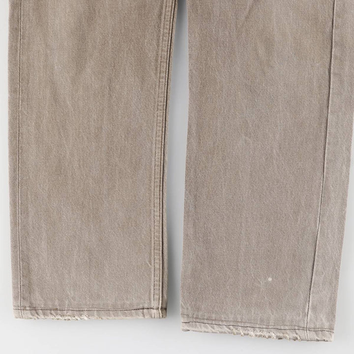 90'S Levi's 501-0642 yarn-dyed straight-leg denim pants, made in the USA, men's size W31, vintage cotton gray type Vintage Second Hand