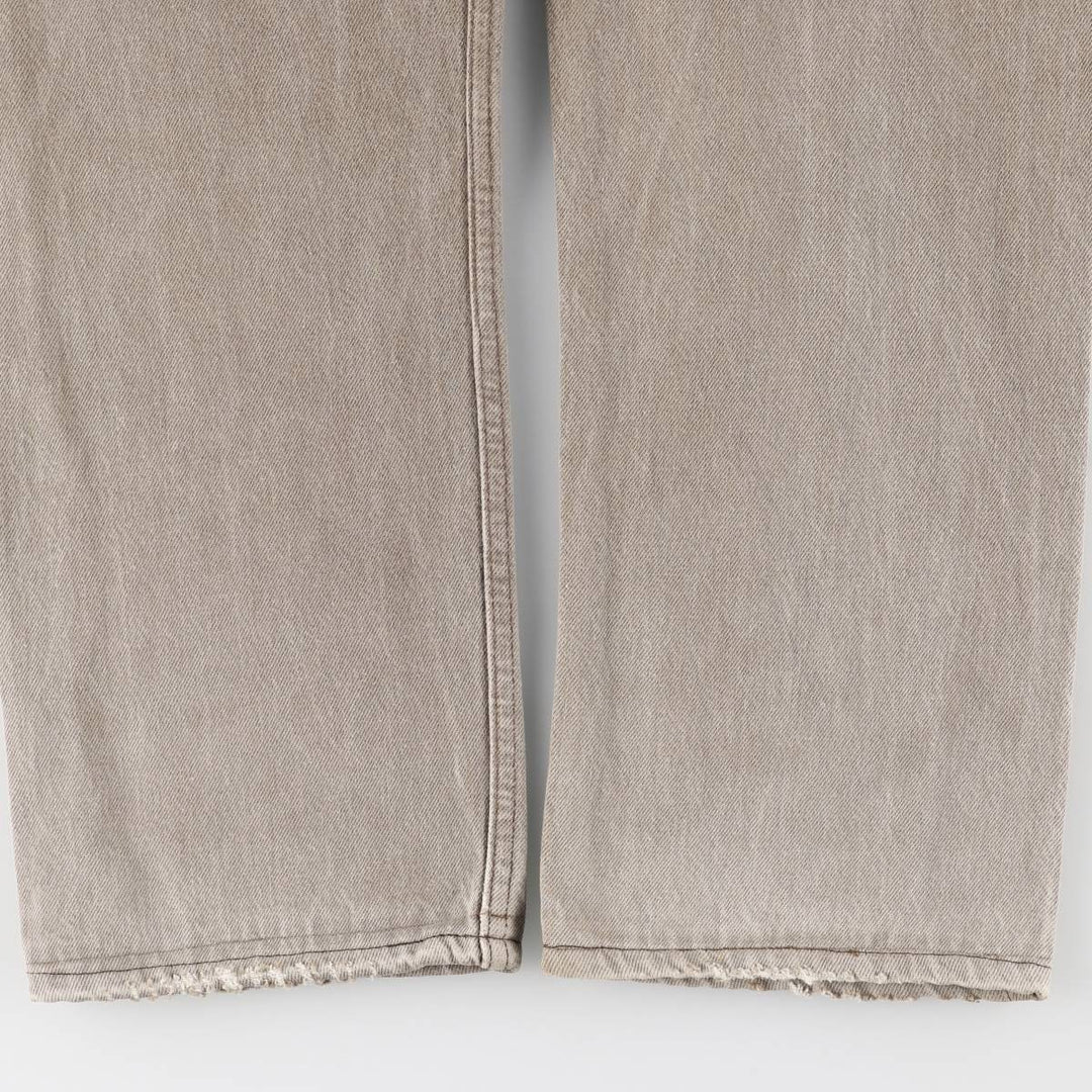 90'S Levi's 501-0642 yarn-dyed straight-leg denim pants, made in the USA, men's size W31, vintage cotton gray type Vintage Second Hand