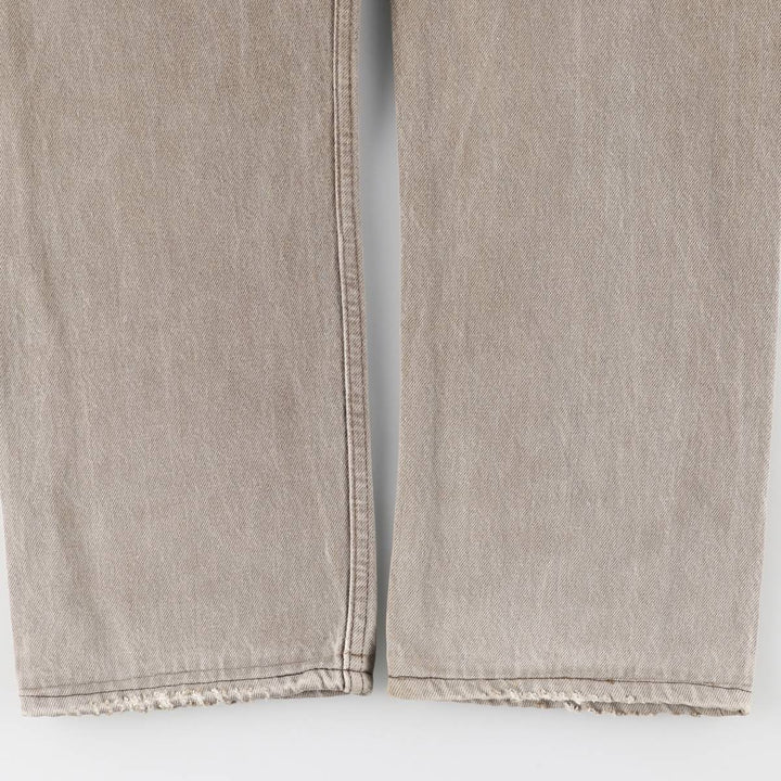 90'S Levi's 501-0642 yarn-dyed straight-leg denim pants, made in the USA, men's size W31, vintage cotton gray type Vintage Second Hand