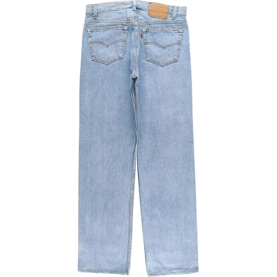 90'S Levi's 00501-0191 Straight Denim Pants, Made in USA, Men's, Size W33, Vintage cotton blue type Vintage Second Hand