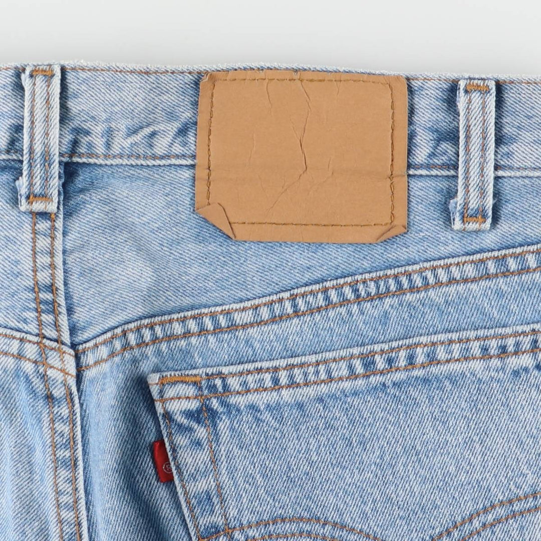 90'S Levi's 00501-0191 Straight Denim Pants, Made in USA, Men's, Size W33, Vintage cotton blue type Vintage Second Hand