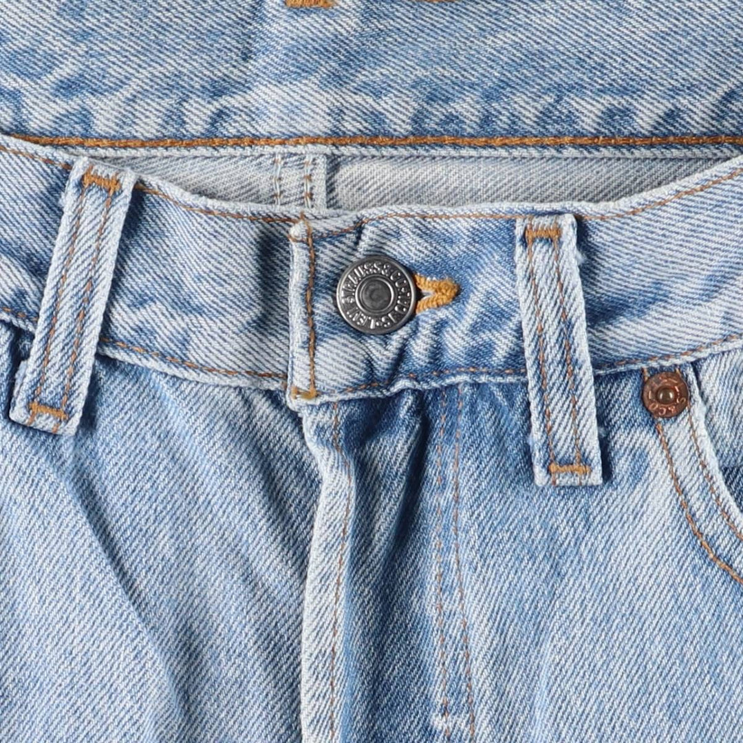 90'S Levi's 00501-0191 Straight Denim Pants, Made in USA, Men's, Size W33, Vintage cotton blue type Vintage Second Hand