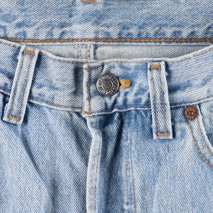 90'S Levi's 00501-0191 Straight Denim Pants, Made in USA, Men's, Size W33, Vintage cotton blue type Vintage Second Hand