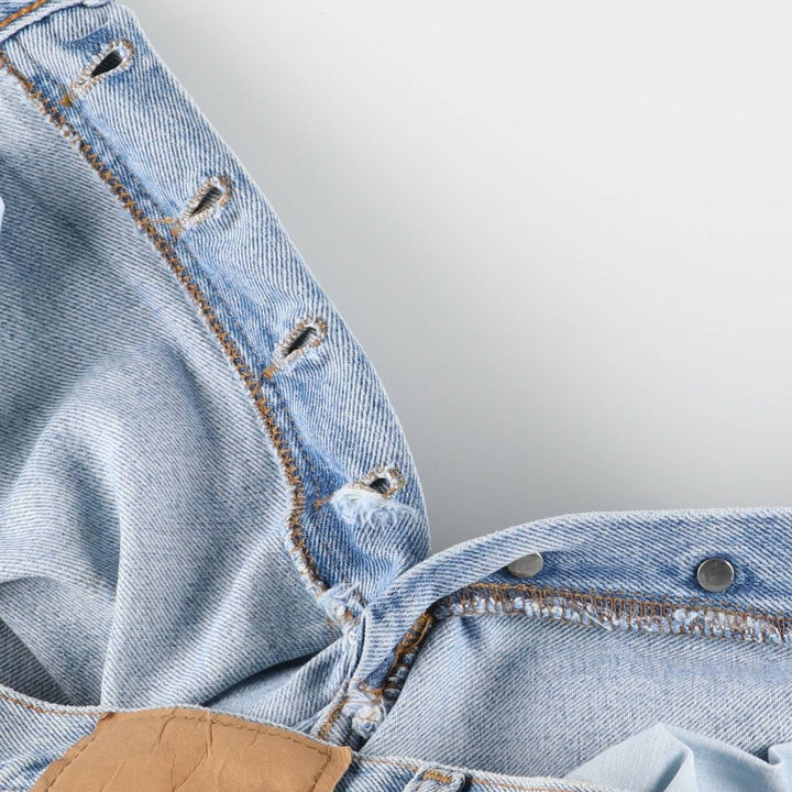 90'S Levi's 00501-0191 Straight Denim Pants, Made in USA, Men's, Size W33, Vintage cotton blue type Vintage Second Hand