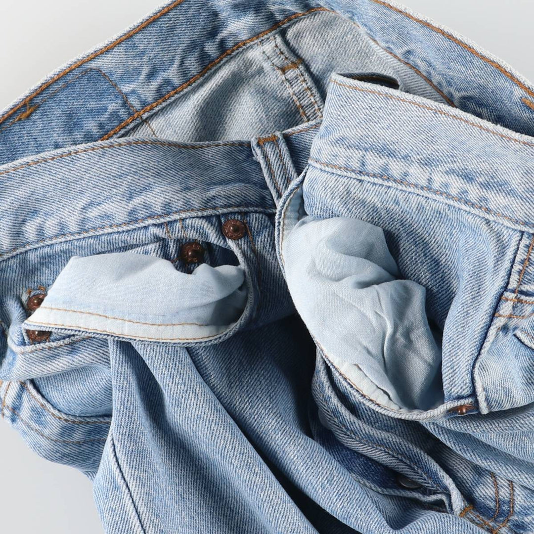 90'S Levi's 00501-0191 Straight Denim Pants, Made in USA, Men's, Size W33, Vintage cotton blue type Vintage Second Hand
