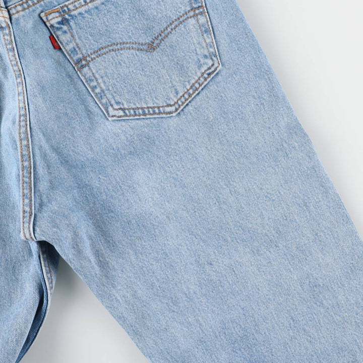 90'S Levi's 00501-0191 Straight Denim Pants, Made in USA, Men's, Size W33, Vintage cotton blue type Vintage Second Hand