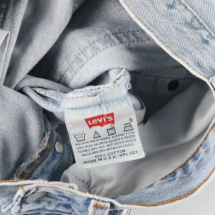 90'S Levi's 501-0134 Straight Denim Pants Made in USA Men's W30 Vintage cotton blue type Vintage Second Hand