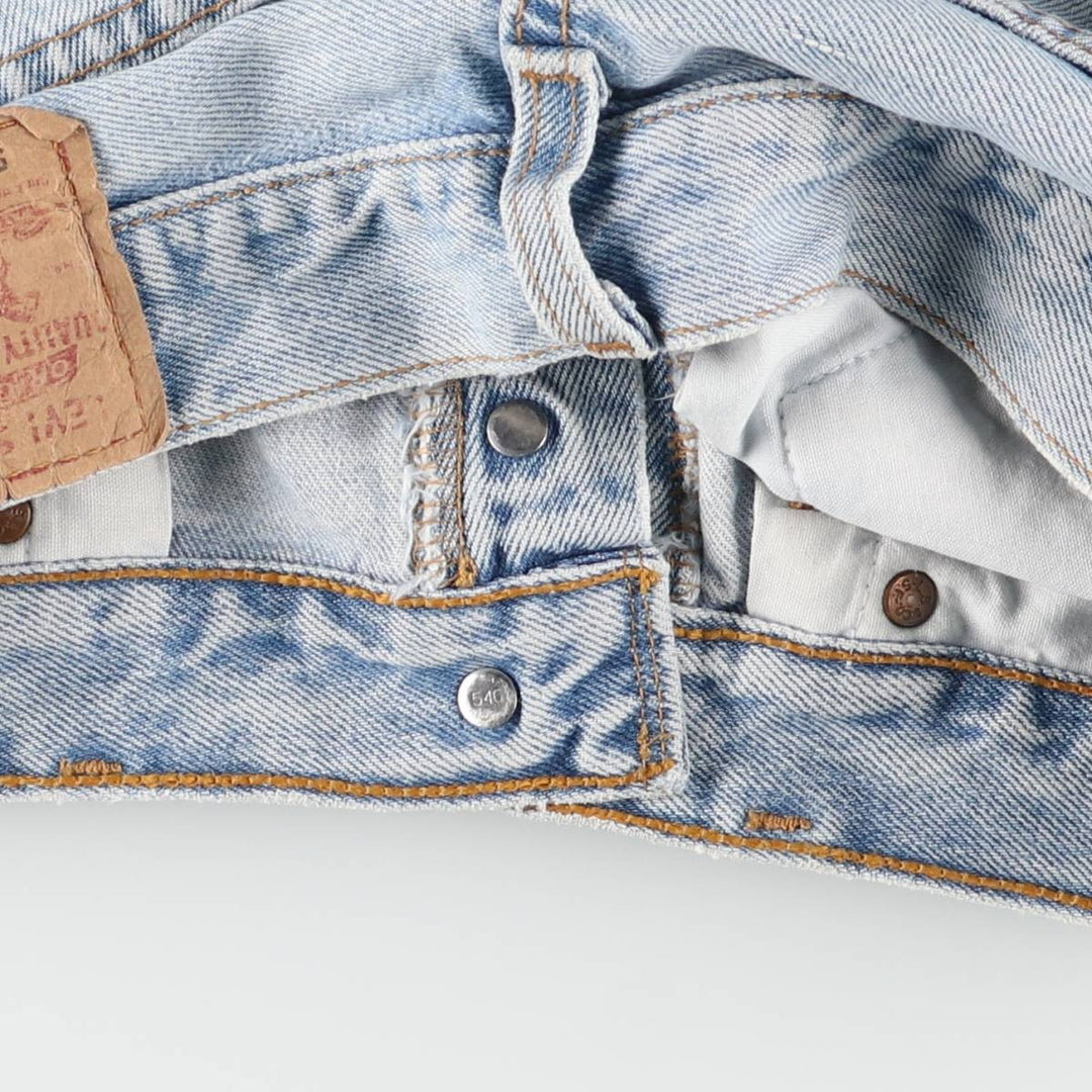 90'S Levi's 501-0134 Straight Denim Pants Made in USA Men's W30 Vintage cotton blue type Vintage Second Hand