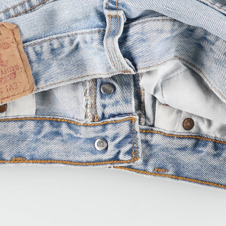 90'S Levi's 501-0134 Straight Denim Pants Made in USA Men's W30 Vintage cotton blue type Vintage Second Hand