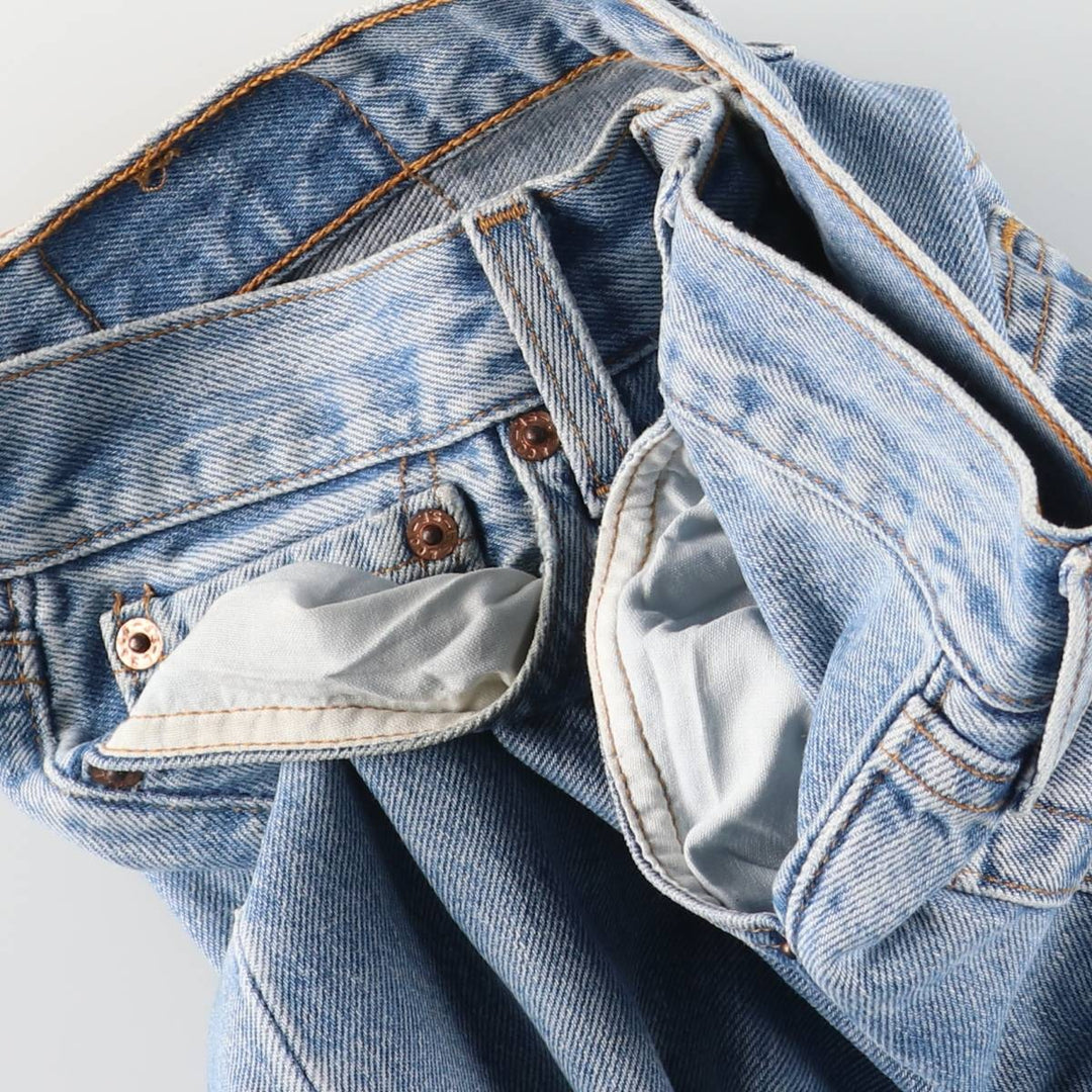90'S Levi's 501-0193 Straight Denim Pants Made in USA Men's W29 Vintage cotton blue type Vintage Second Hand