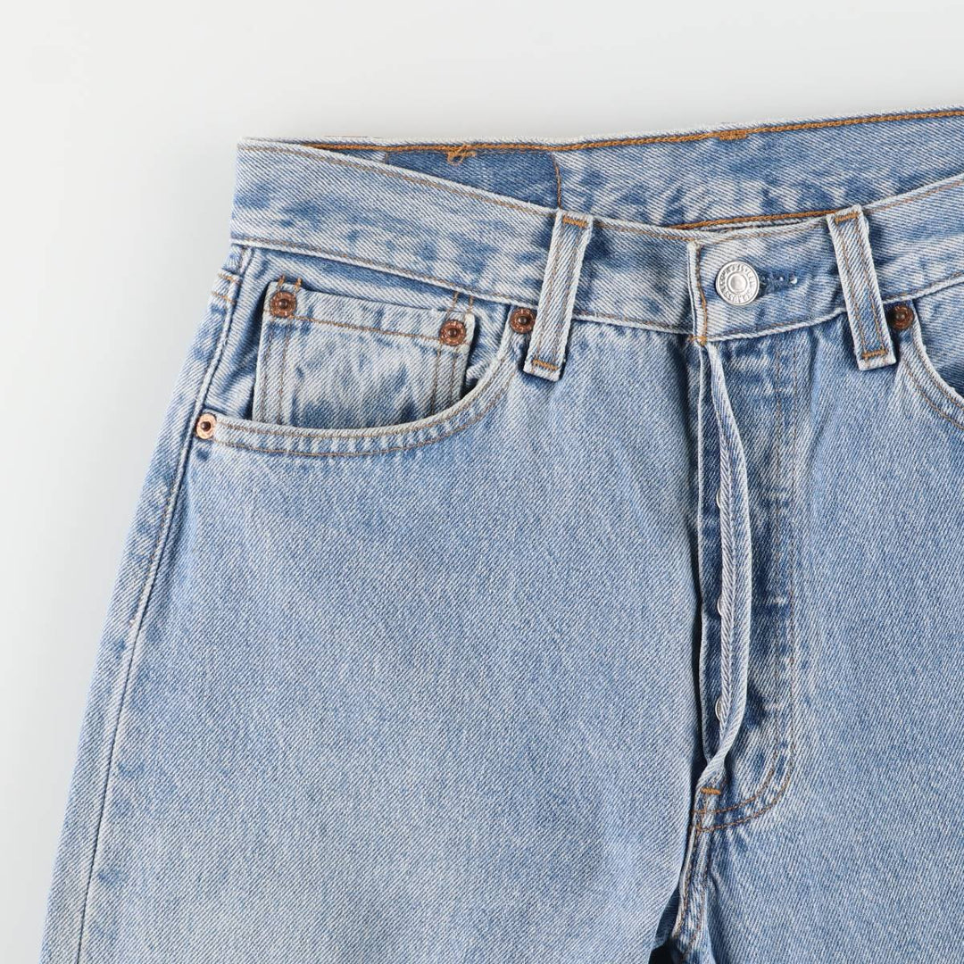 90'S Levi's 501-0193 Straight Denim Pants Made in USA Men's W29 Vintage cotton blue type Vintage Second Hand