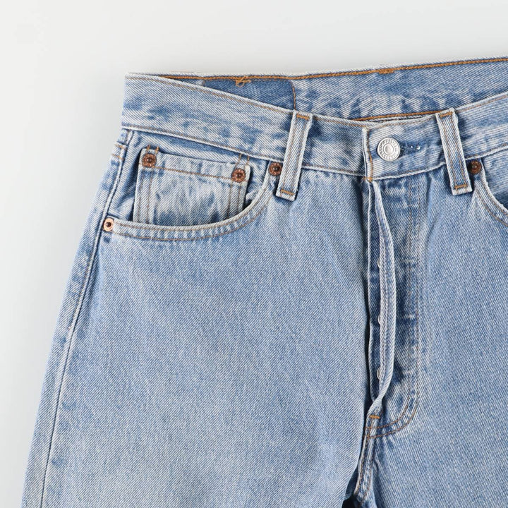 90'S Levi's 501-0193 Straight Denim Pants Made in USA Men's W29 Vintage cotton blue type Vintage Second Hand