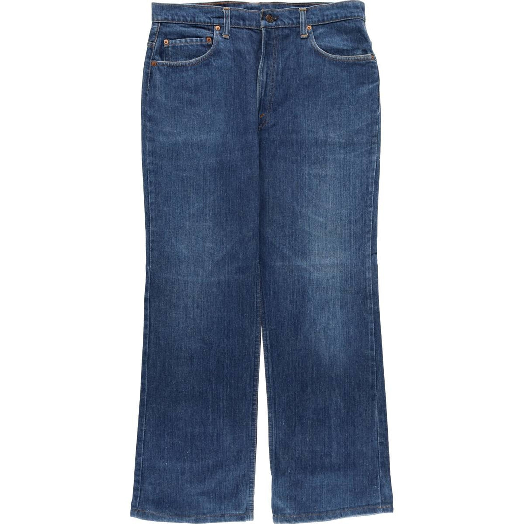 Vintage 1980'S Levi's 517-0217 bootcut denim pants, made in the USA, men's size 35. unclear blue type Vintage Second Hand